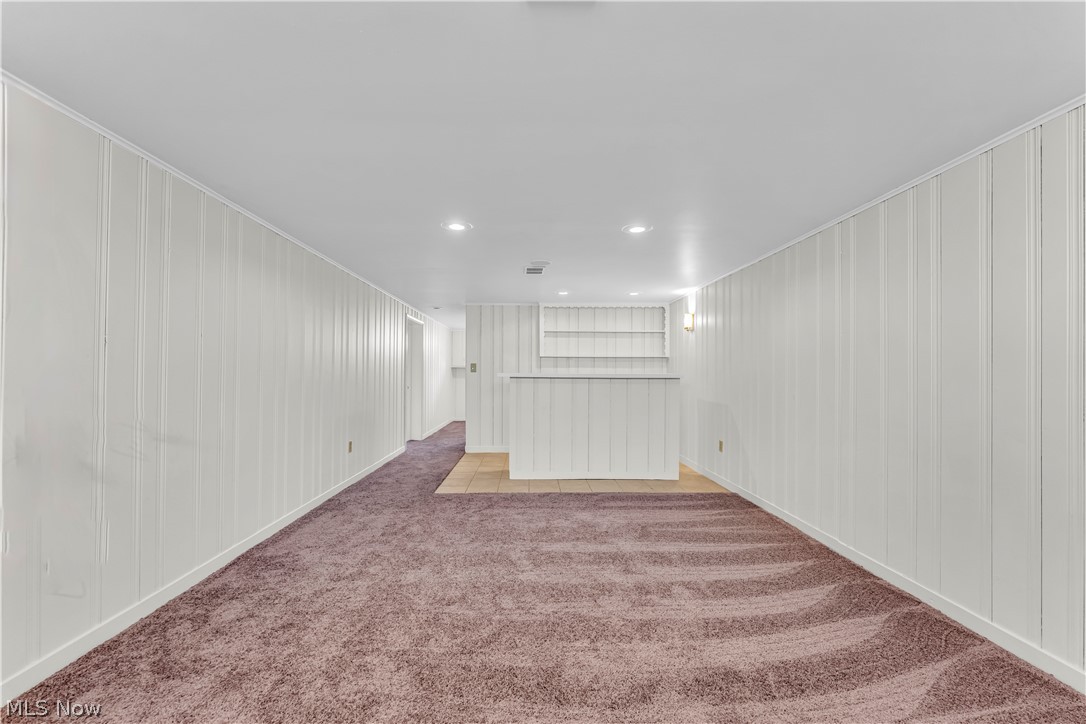 9716 Alexander Road Cleveland, OH 44125 - Photo 26 of 30 Unfurnished room featuring recessed lighting and light carpet