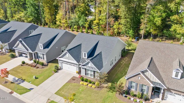 a house view with a yard