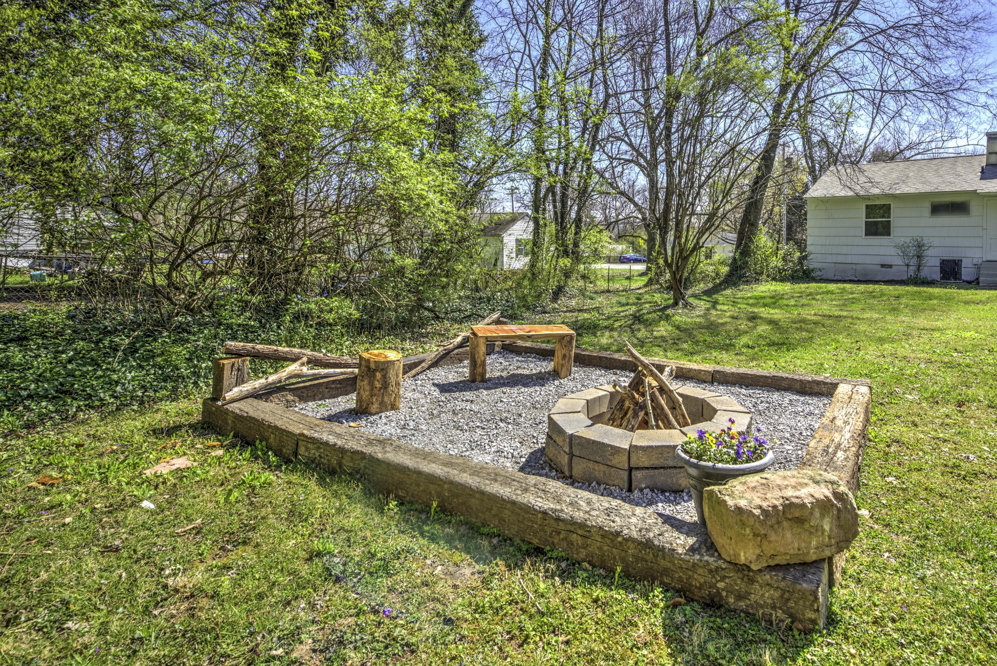 119 Alger Road Oak Ridge, TN 37830 - Photo 22 of 22 a view of a wooden deck and a backyard