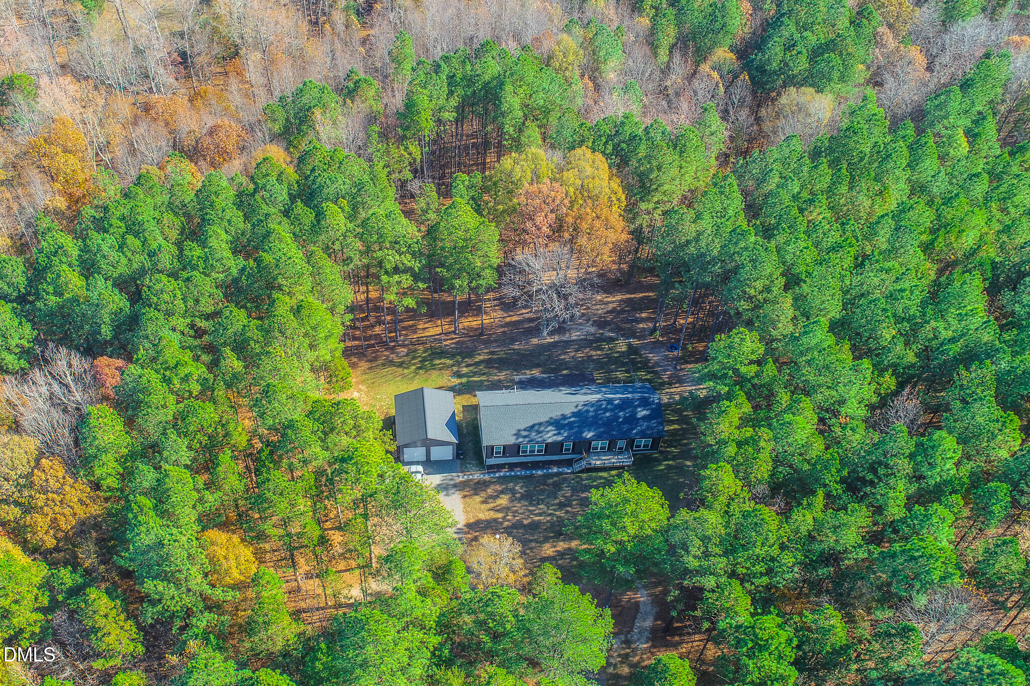 630 Clay Thomas Road Roxboro, NC 27573 - Photo 46 of 46 an aerial view of a house with a yard