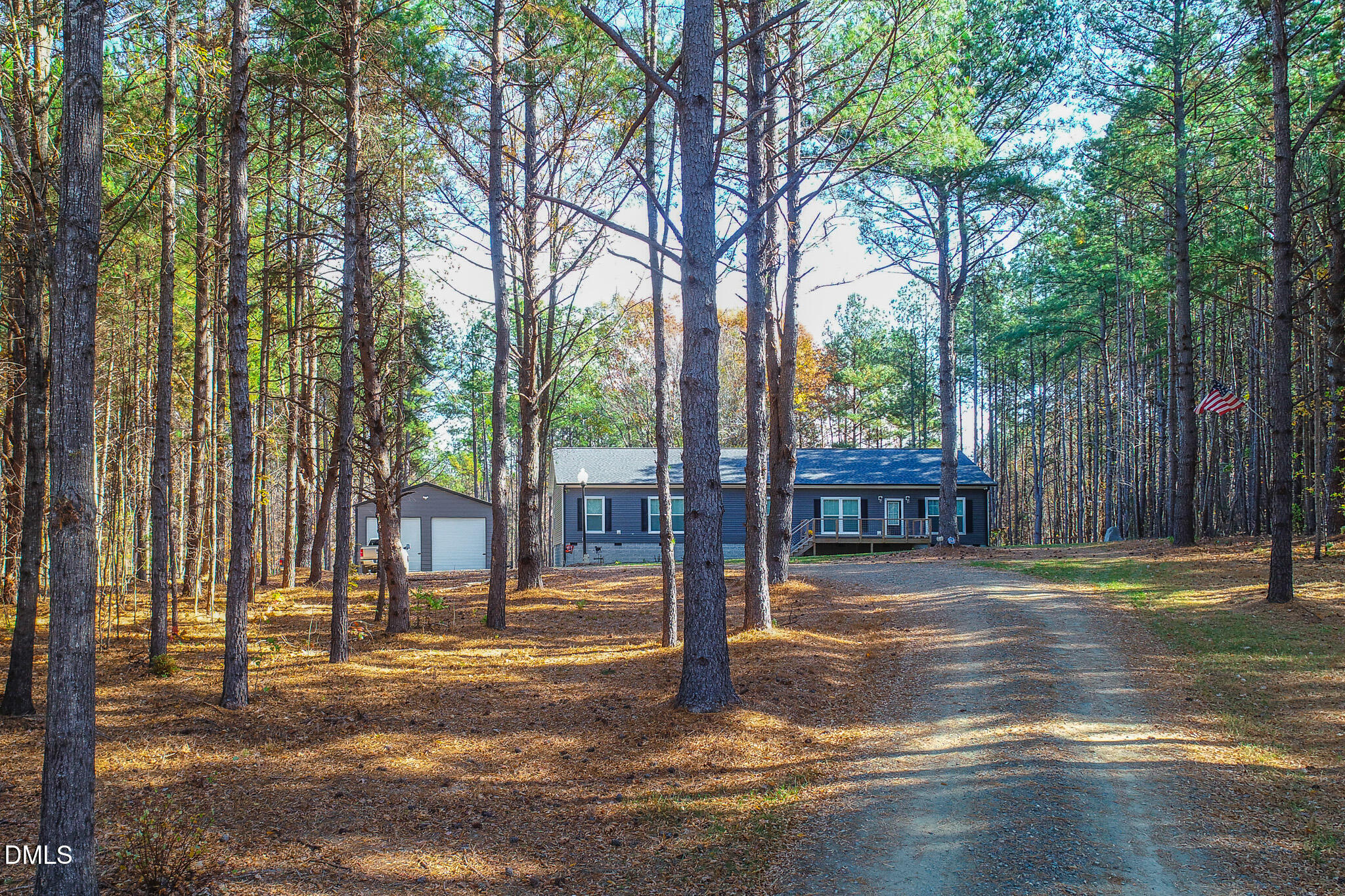 630 Clay Thomas Road Roxboro, NC 27573 - Photo 10 of 46 a view of a house with backyard and trees