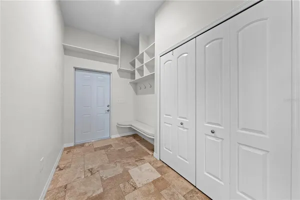 a view of a livingroom with furniture and wooden floor