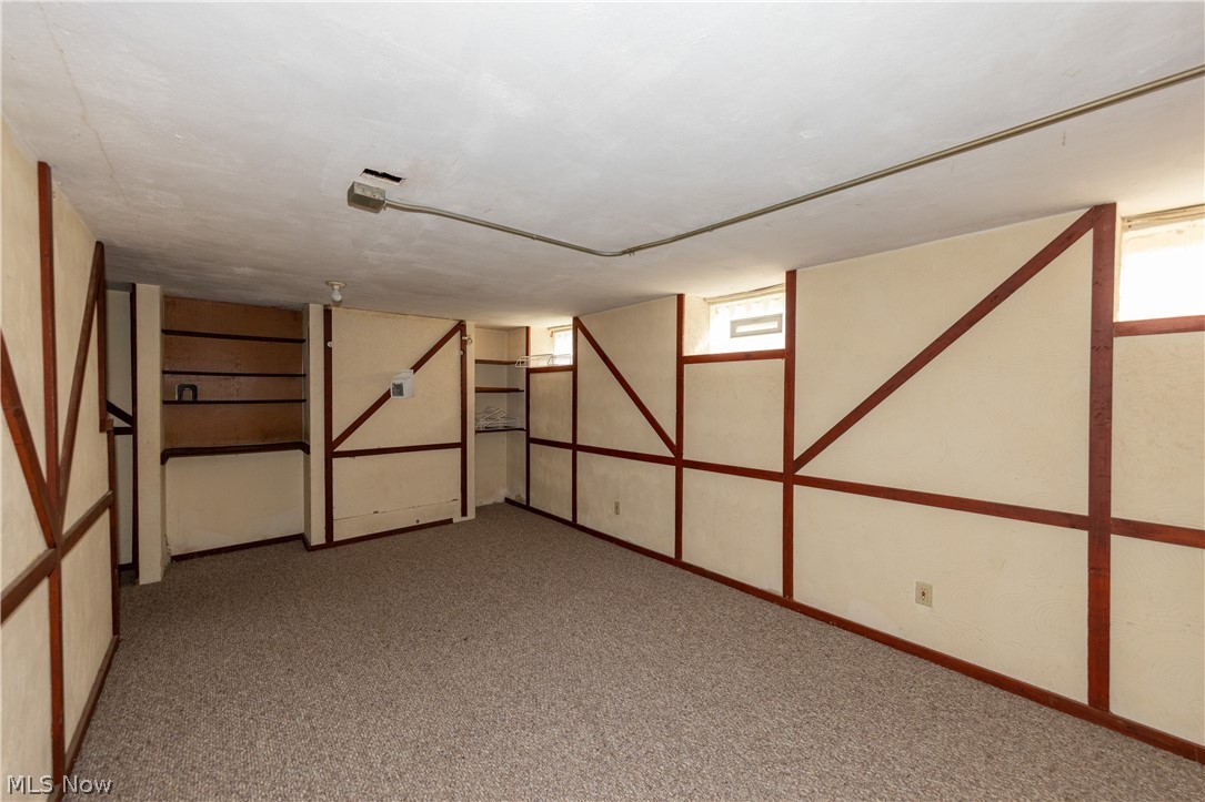 1050 Renfield Road Cleveland Heights, OH 44121 - Photo 34 of 41 Basement with light colored carpet
