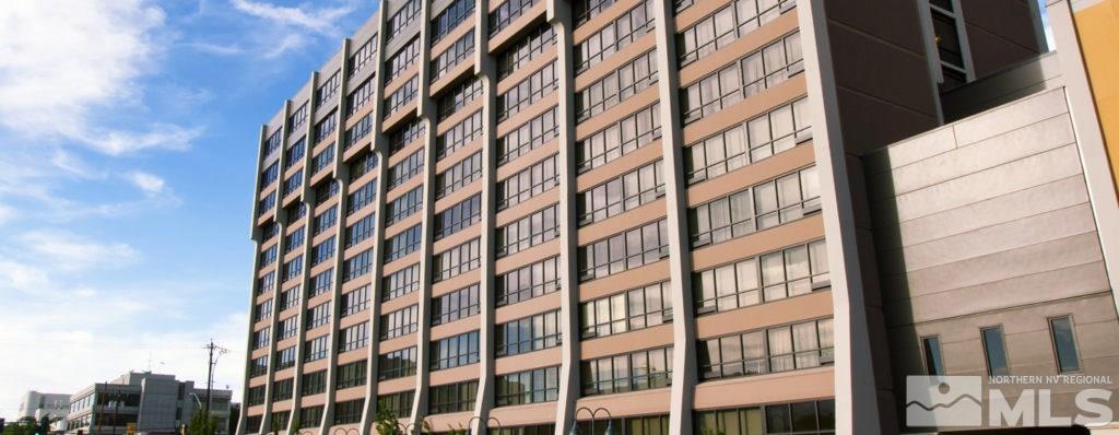 a front view of a building