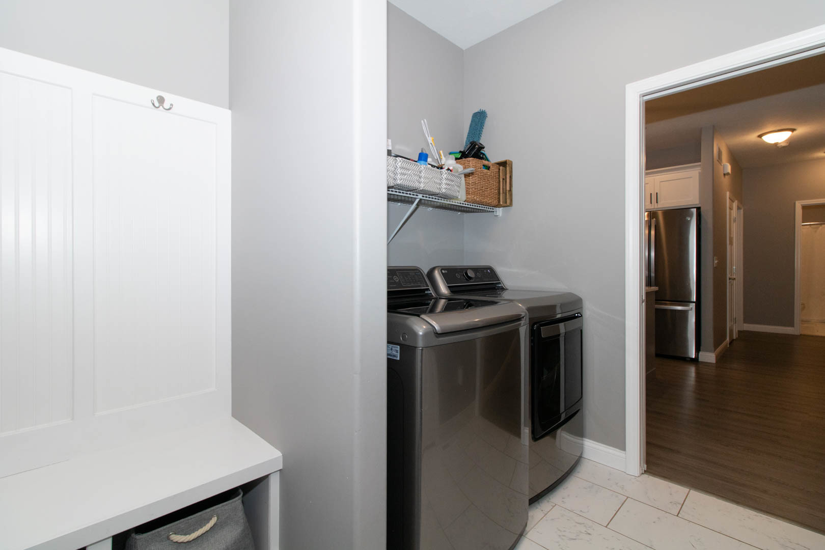 300 Raef Road Downs, IL 61736 - Photo 31 of 47 a utility room with dryer and washer