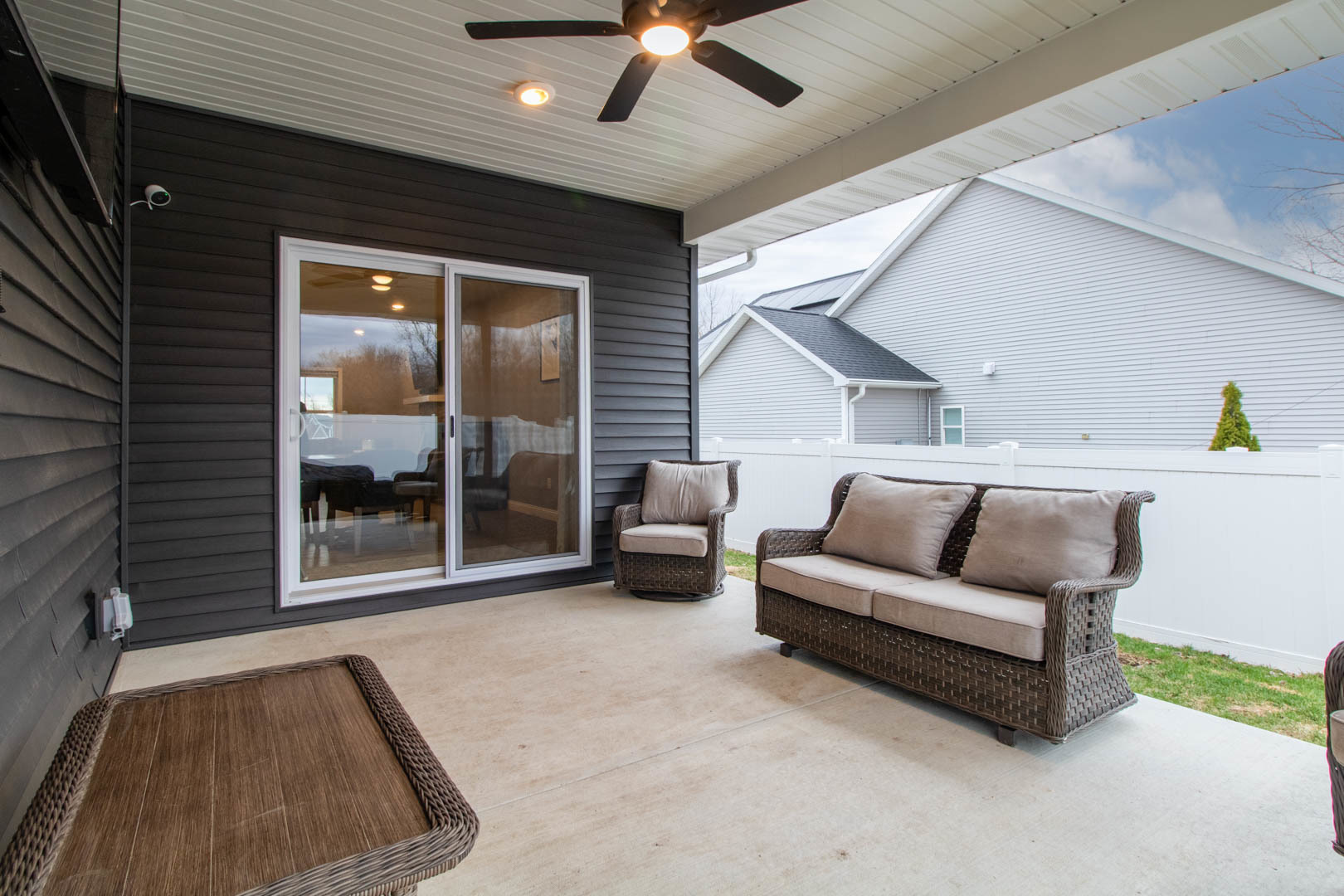 300 Raef Road Downs, IL 61736 - Photo 44 of 47 a living room with furniture and a rug