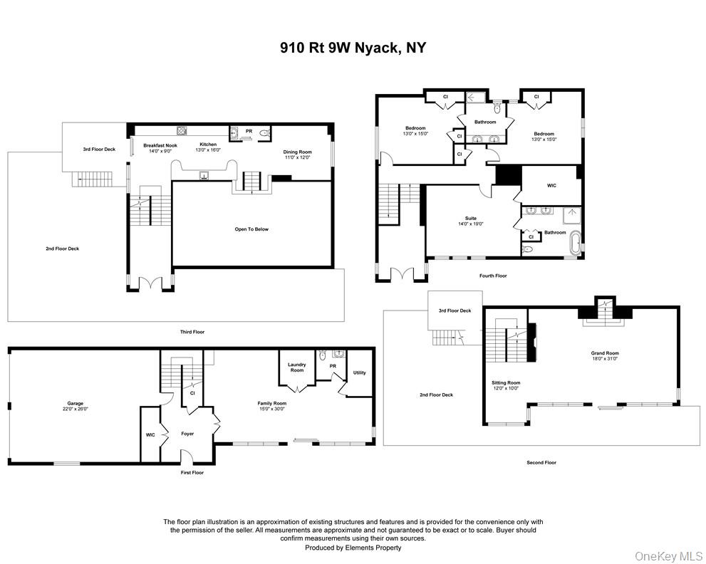 910 Rte 9W Nyack, NY 10960 - Photo 36 of 36 Floorplan