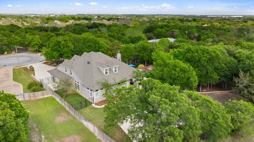 108 Berry Cove Georgetown, TX 78628 - Photo 5 of 39 an aerial view of a house with a yard