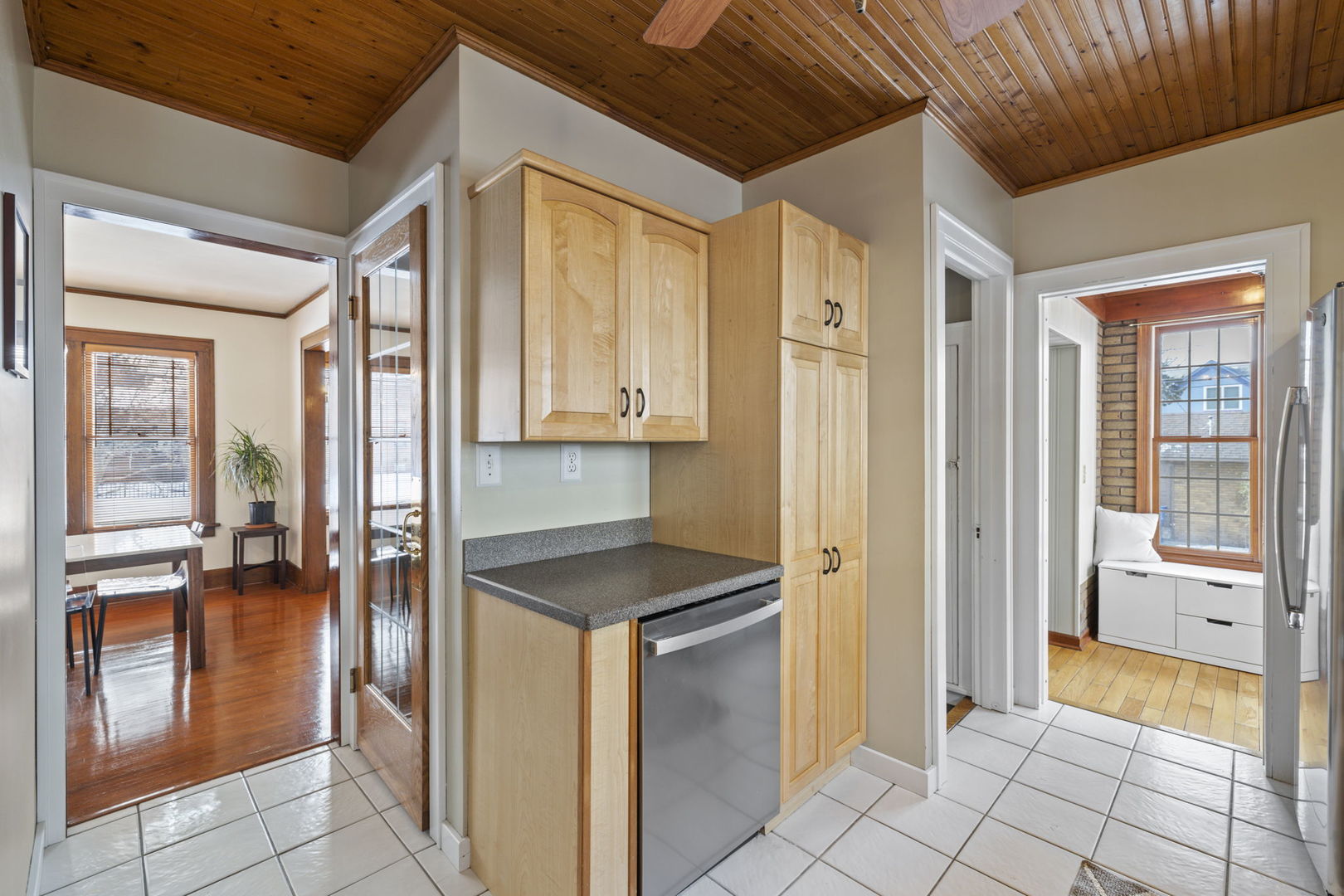603 North Brainard Street Naperville, IL 60563 - Photo 16 of 44 a kitchen with stainless steel appliances granite countertop a refrigerator and a sink
