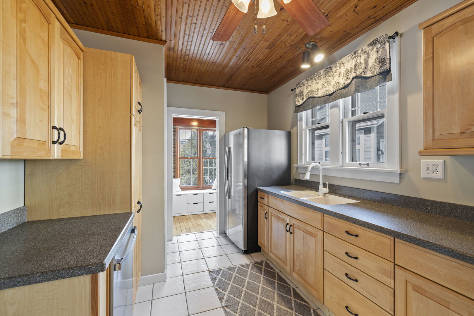 603 North Brainard Street Naperville, IL 60563 - Photo 18 of 44 a kitchen with stainless steel appliances granite countertop a refrigerator and a sink