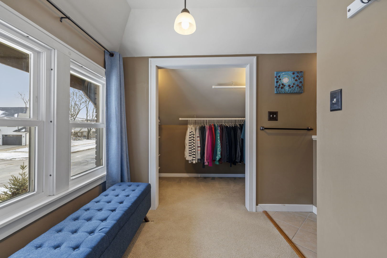 603 North Brainard Street Naperville, IL 60563 - Photo 28 of 44 a view of a hallway with front door wooden floor and windows