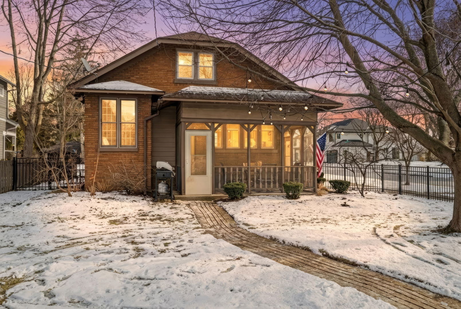 603 North Brainard Street Naperville, IL 60563 - Photo 4 of 44 a view of a house covered in snow