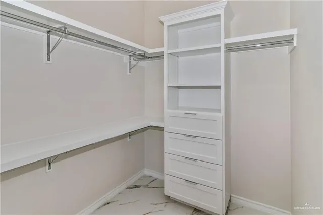 a view of walk in closet