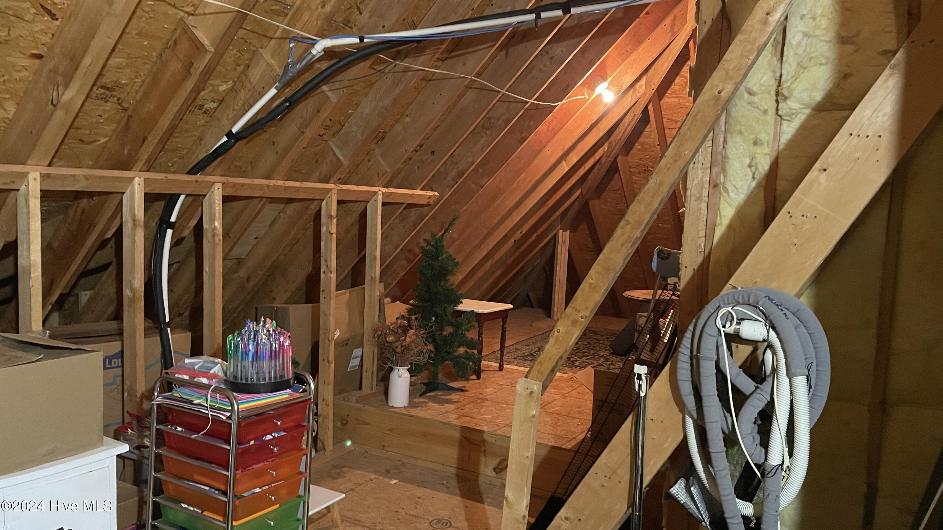 2860 Beddard Road Grimesland, NC 27837 - Photo 33 of 33 walk in attic