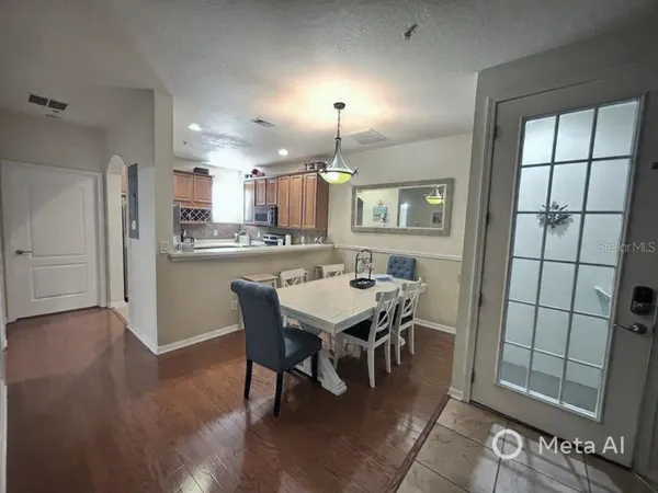 a view of a hallway with interior of the house