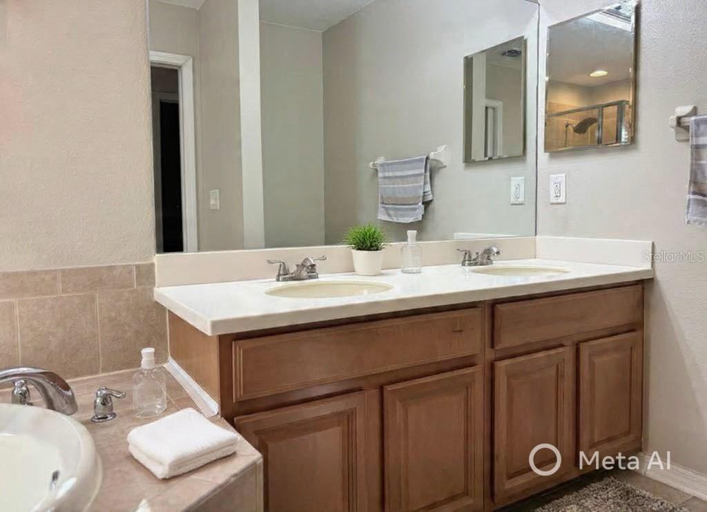 5633 Blackfin Drive New Port Richey, FL 34652 - Photo 37 of 46 a bathroom with a sink and a mirror
