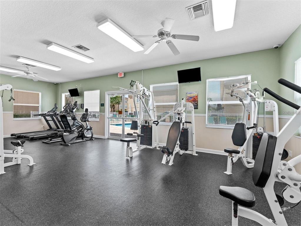 5633 Blackfin Drive New Port Richey, FL 34652 - Photo 41 of 46 a view of a room with gym equipment