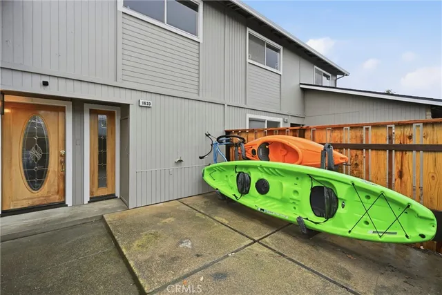 a view of outdoor space shop and window