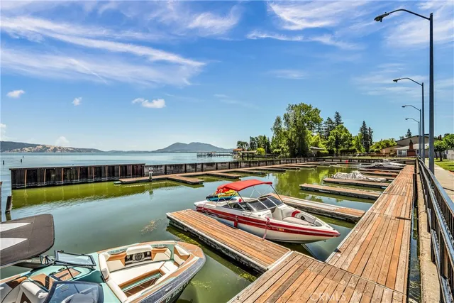a view of swimming pool with outdoor seating