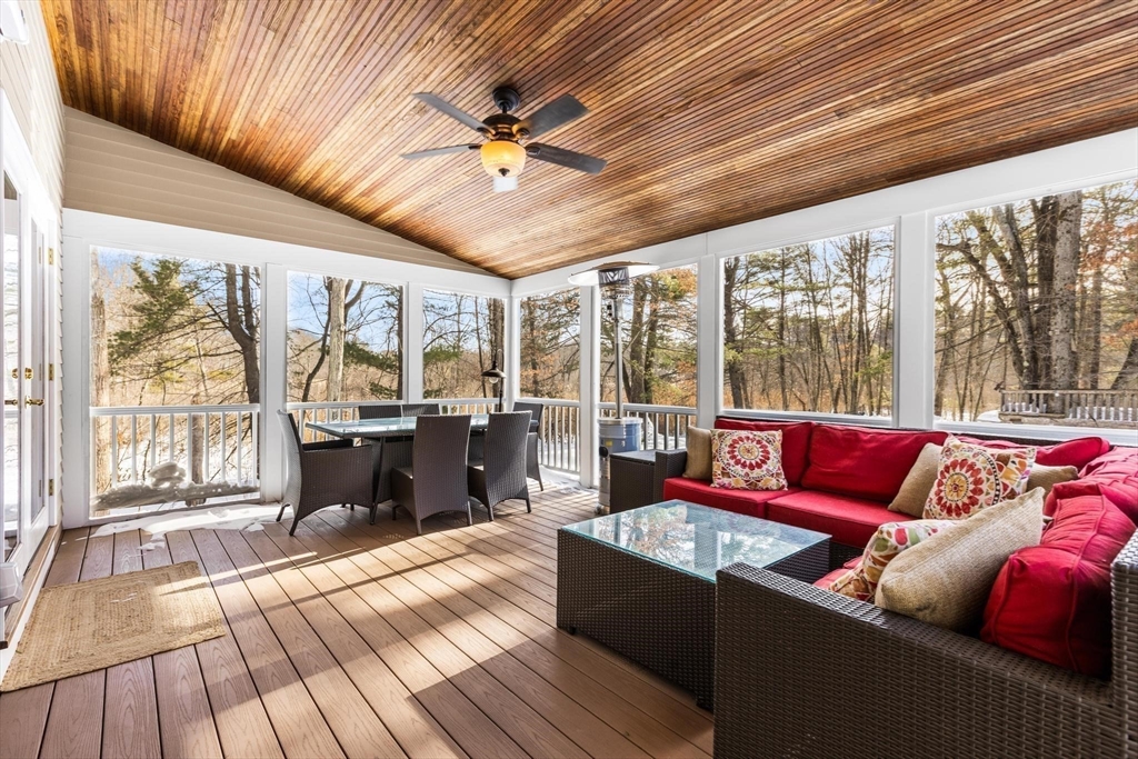 68 Sanborn Lane Reading, MA 01867 - Photo 10 of 42 a living room with furniture and a large window