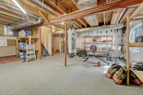 a view of backyard with green space