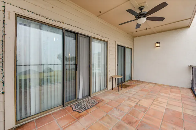 a view of a yard with an outdoor space