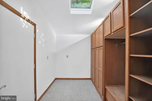 a view of hallway with stairs