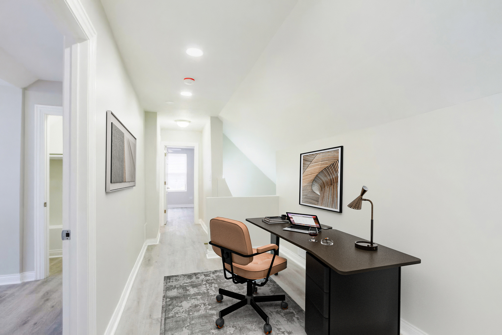 8538 South May Street Chicago, IL 60620 - Photo 19 of 38 a view of a hallway with chairs