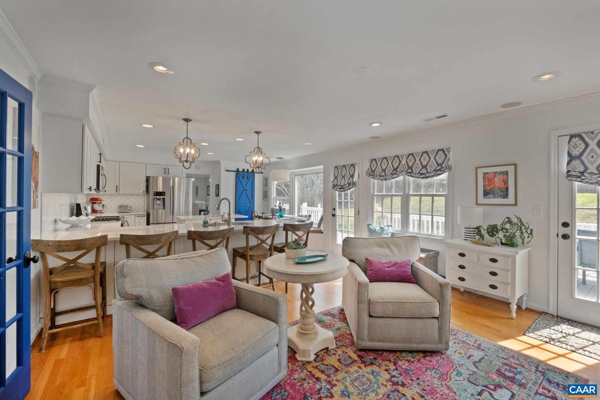 2603 Holkham Drive Charlottesville, VA 22901 - Photo 27 of 60 a living room with furniture and a wooden floor