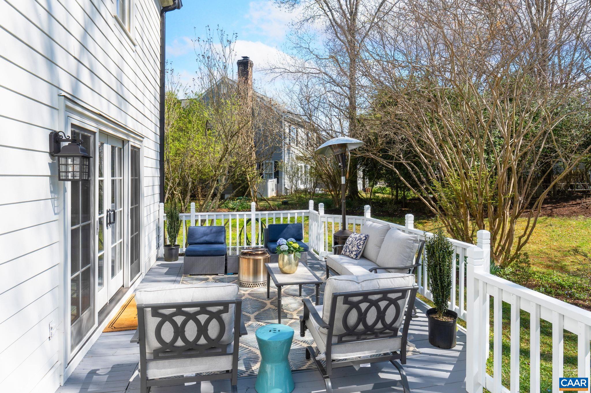2603 Holkham Drive Charlottesville, VA 22901 - Photo 46 of 60 a view of balcony with two chairs and a table