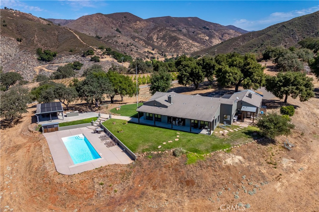 8680 Alamo Creek Road Santa Maria, CA 93454 - Photo 35 of 74 an aerial view of a house with a yard