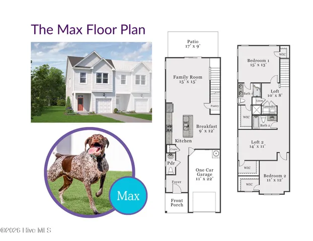 $289,990 | 7126 Fisk Drive Northeast, Unit 94, Leland, NC 28451