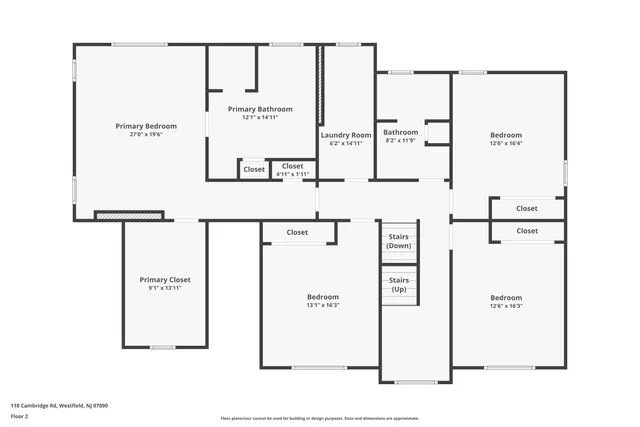 $2,099,000 | 118 Cambridge Road, Westfield, NJ 07090