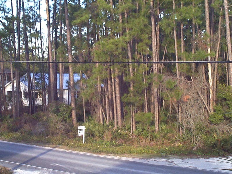 a view of a wooden bridge