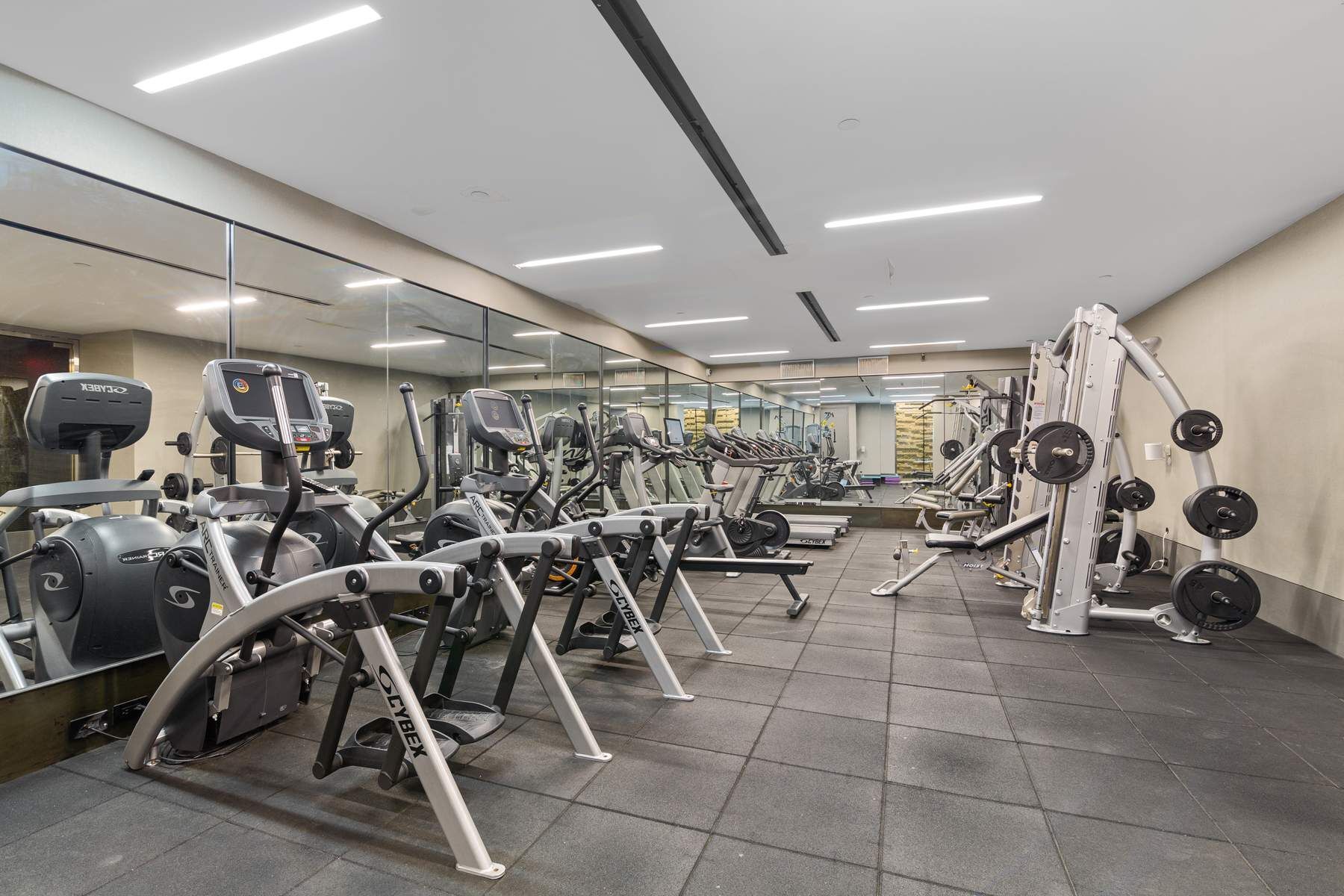 172 Madison Avenue, Unit 8B Manhattan, NY 10016 - Photo 9 of 11 a view of a room with gym equipment