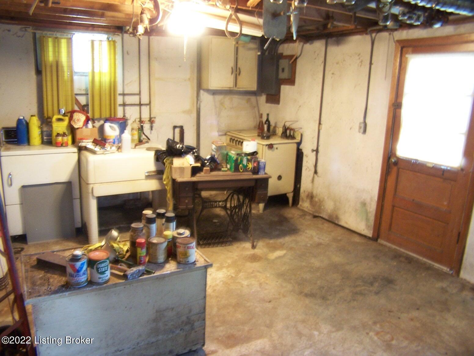 1627 Whippoorwill Road Louisville, KY 40213 - Photo 26 of 29 Unfinished Walkout Basement that is plumbed for a Full Bath.