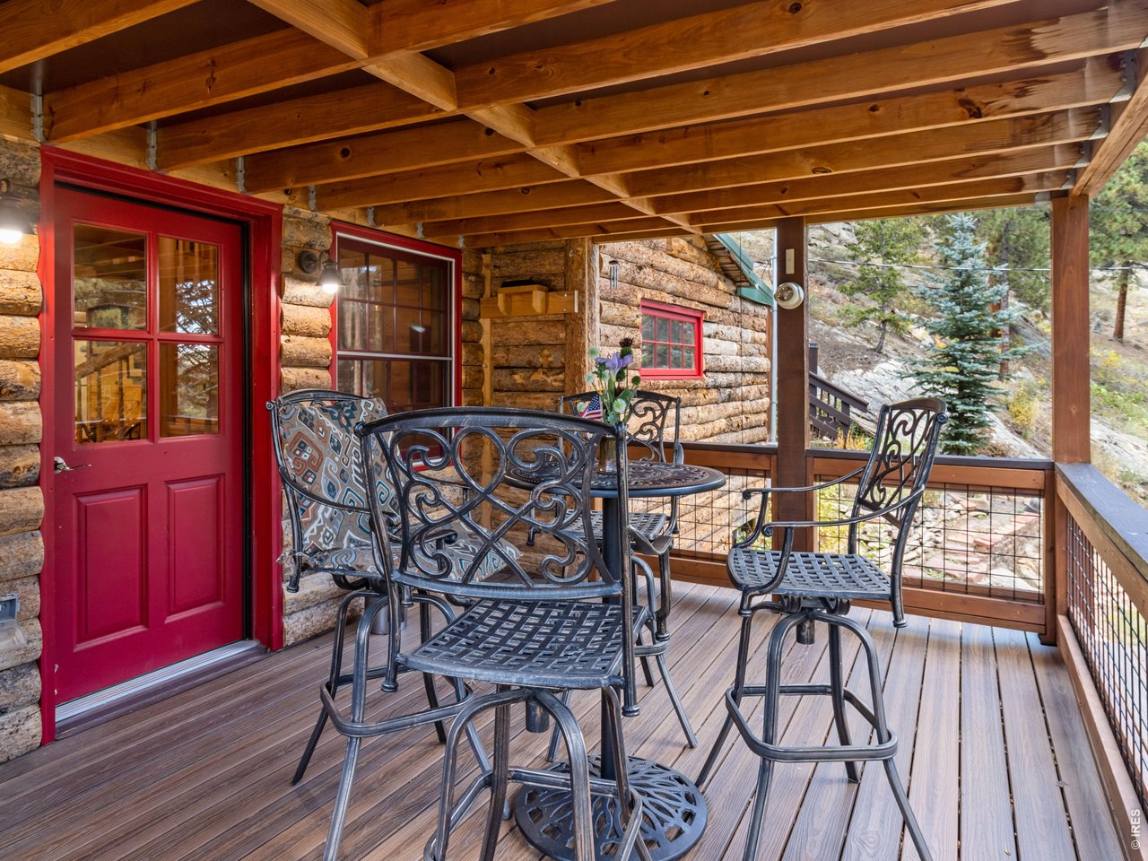 3154 Riverside Drive Lyons, CO 80540 - Photo 2 of 25 Main Level Deck and entrance