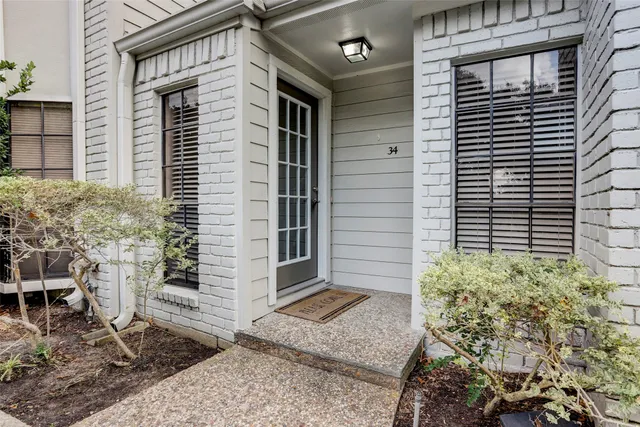 a view of a house with a large windows