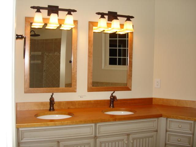 91 Stonehaven Lane Blue Ridge, VA 24064 - Photo 18 of 52 a bathroom with a sink and a mirror