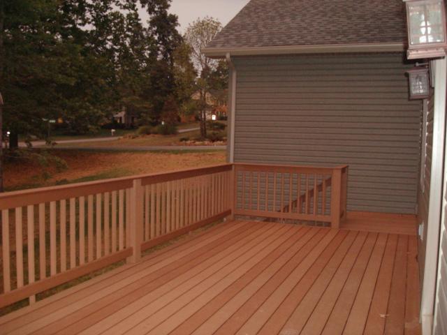 91 Stonehaven Lane Blue Ridge, VA 24064 - Photo 38 of 52 a view of deck with wooden floor and fence