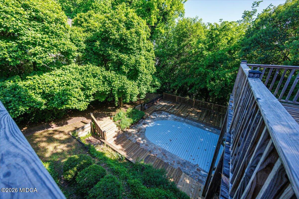 1019 Bond Street Macon, GA 31201 - Photo 42 of 56 a backyard of a house with lots of green space