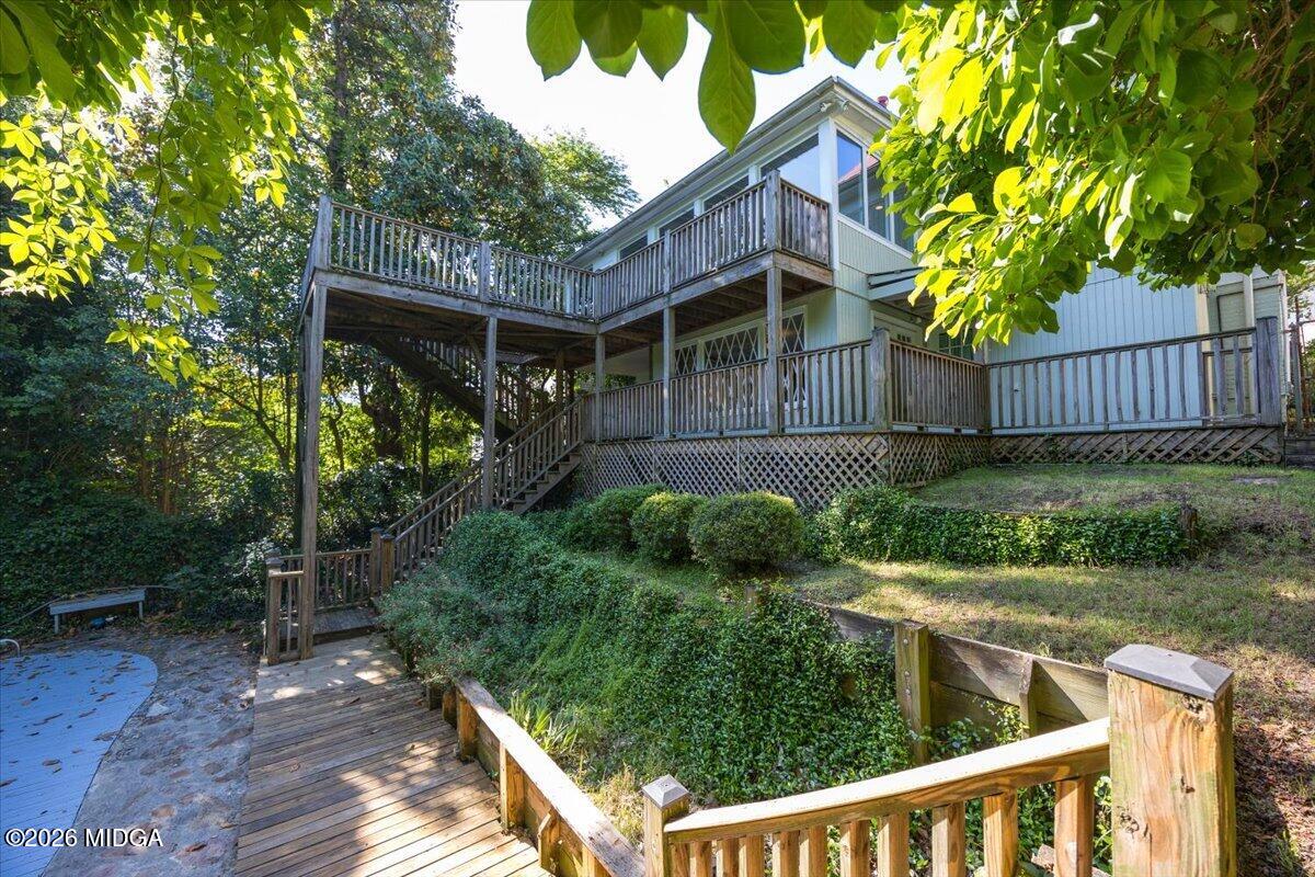 1019 Bond Street Macon, GA 31201 - Photo 51 of 56 a view of house with a yard and outdoor seating