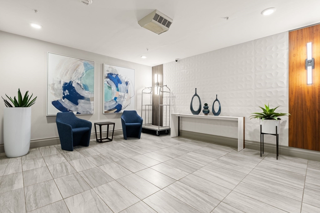 771 Harrison Avenue, Unit 206 Boston, MA 02118 - Photo 19 of 22 a living room with furniture and a potted plant