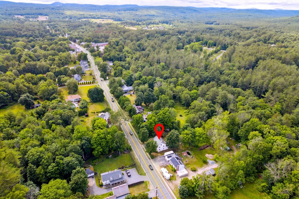 409 Main Street Townsend, MA 01474 - Photo 33 of 35 an aerial view of residential houses with outdoor space and trees