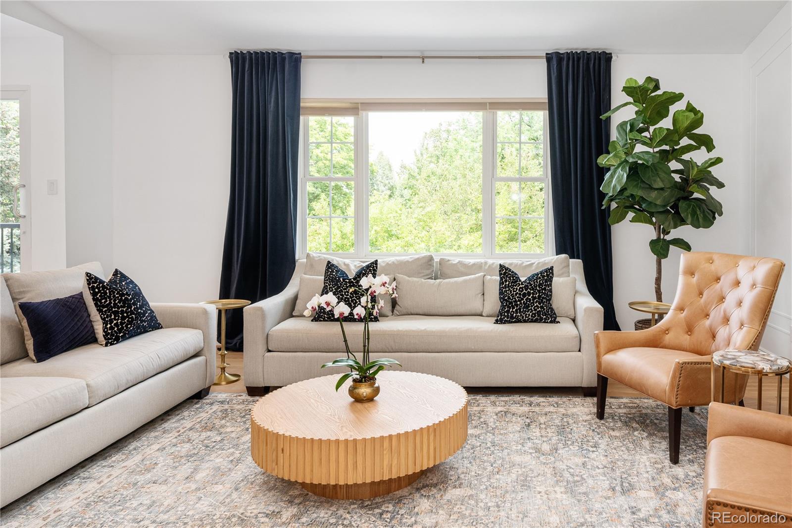 1 Hillside Drive Wheat Ridge, CO 80215 - Photo 11 of 50 a living room with furniture and a potted plant