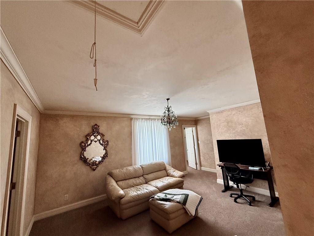 206 Fairview Road Pittsburgh, PA 15238 - Photo 21 of 29 a living room with furniture and a flat screen tv