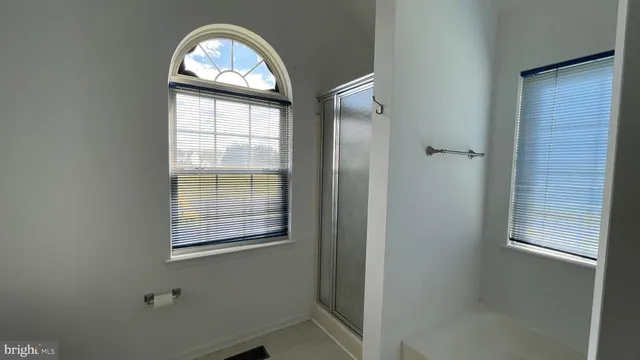 a view of a livingroom with a window
