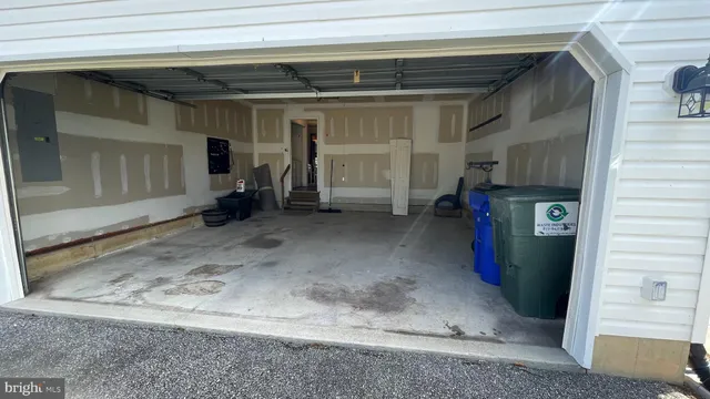 a view of a car garage