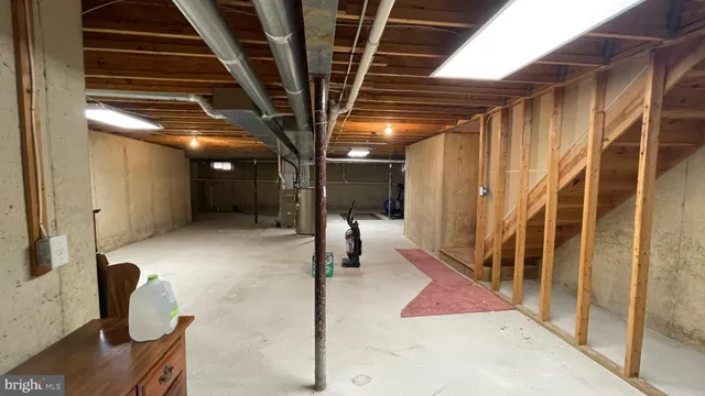 a view of a storage room