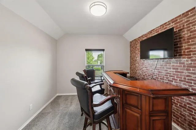 a room with furniture and window